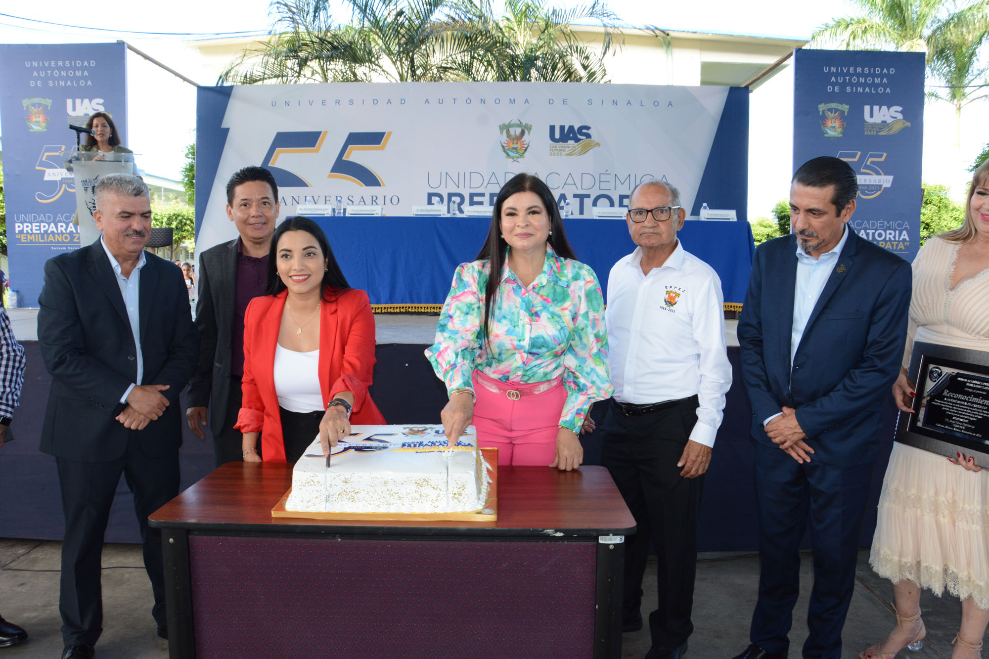 UAS CELEBRÓ LOS 55 AÑOS DE FUNDACIÓN DE LA PREPARATORIA EMILIANO ZAPATA